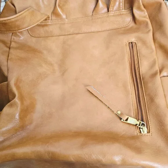 Women's Backpack Adjustable Straps Front Pocket Classic Chic Urban - Picture 9 of 9